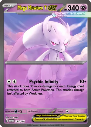 pokemon cards mega mewtwo y Card Holographic Credit Card Skin Captured in a crystal Mega Mewtwo Y - spalardy