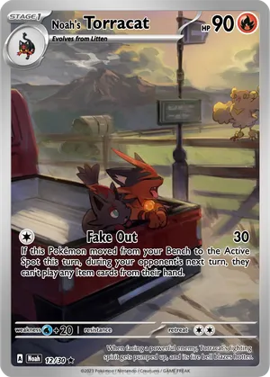 pokemon card torracat Incineroar 17/73 Shining Legends - Evolution Lot Fire Gritty Claws (40) During your opponents next turn torracat pokemon card value pokemon