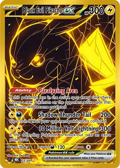 evil pikachu pokemon card had no remorse (Share this with a Pokmon fan) Follow for more , , , , #tradingcards #pokemonsunandmoon #pokemonfanart #art #pokemontradingcardgame #pokemoncardsforsale Nick9De6Clercq