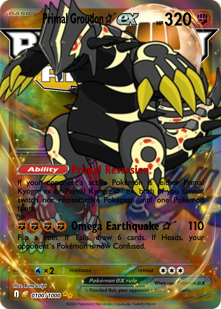 Primal Groudon [*] - OPCardMaker
