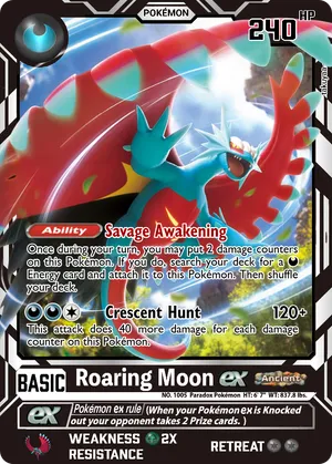basic roaring moon pokemon card Jumbo - ex - SVP 067 - Paradox Rift - Black Star Promo Foil Cards vary by pack POKMON CARD GAME sv4K 093/066