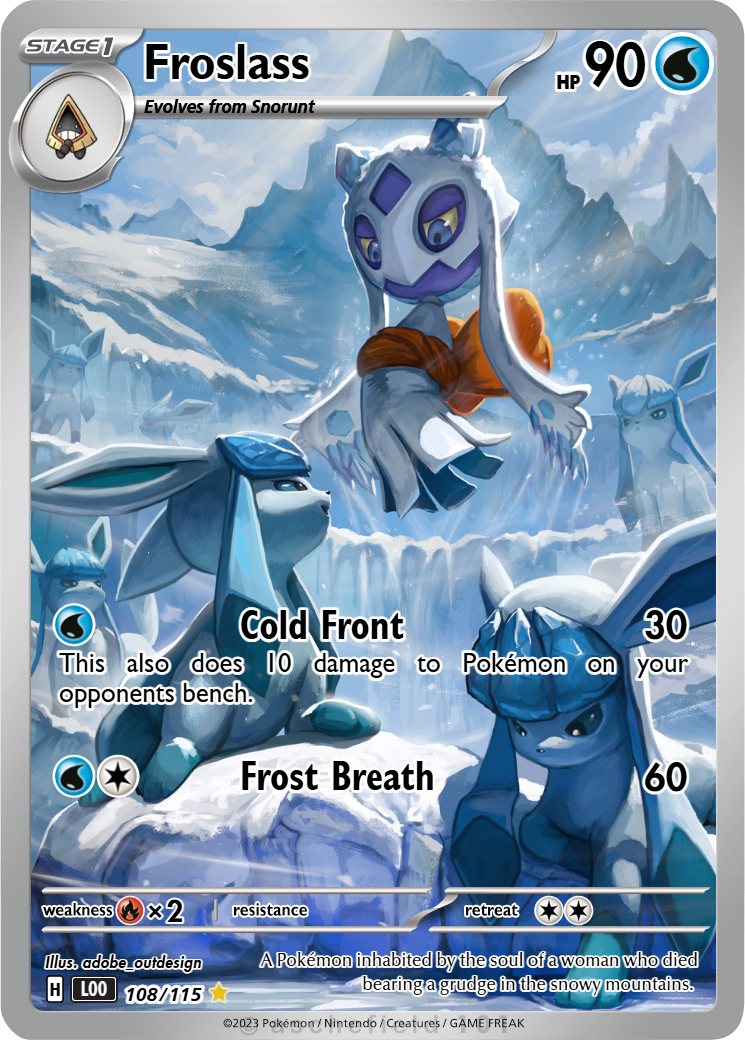 froslass pokemon card value [Holo] #36 Prices | Chilling Reign Violet Twilight Masquerade Illustration Rare #174 PSA Authenticated 10 Card Froslass - 053/167 53 -