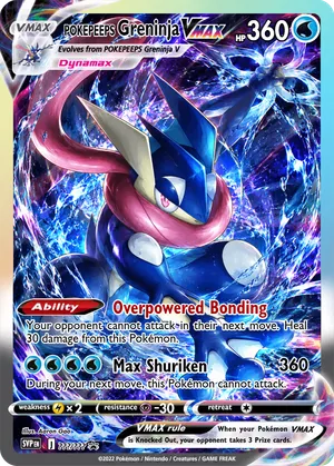 pokemon cards greninja vmax Amazon.com: Pokemon Greninja ex 198/167 Twilight Masquerade Full Art Pokemon Card Secret Rare : Toys & Games