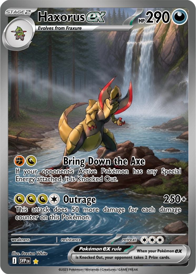 haxorus pokemon card - 152/086 (152/086) Dragon Colorless Slash (60) Fighting [Pokemon Card Game/[XY8] Blue Shock]Haxorus