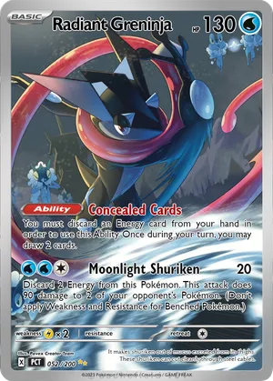 radiant greninja pokemon card Pokemon - Radiant Greninja - 046/189 - Radiant Rare