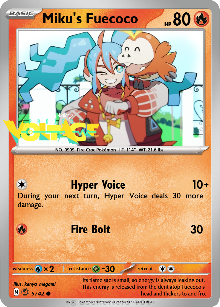 Miku's Fuecoco - Pedgy_Go