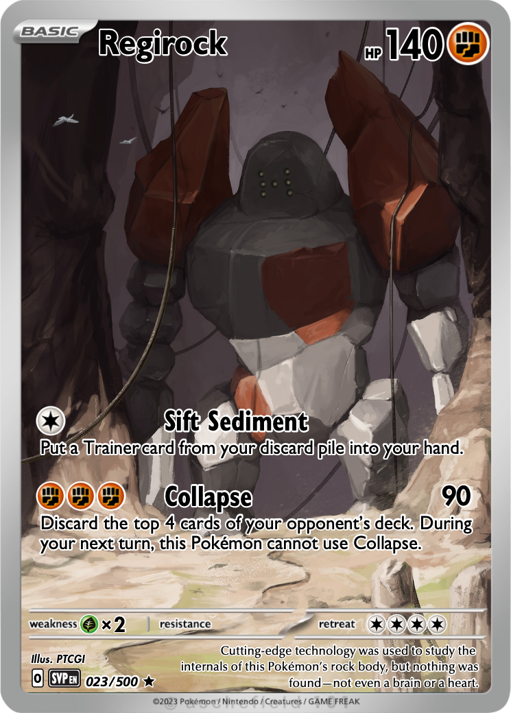 regirock pokemon card Legendary Set - REGICE REGISTEEL - Celestial Storm Rare LOT Colorless Megaton Fall (130) This Pokmon also does 30 damage to itself Regirock ex 101/182, Destined Rivals