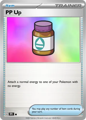 pp up pokemon card S's PP Up
