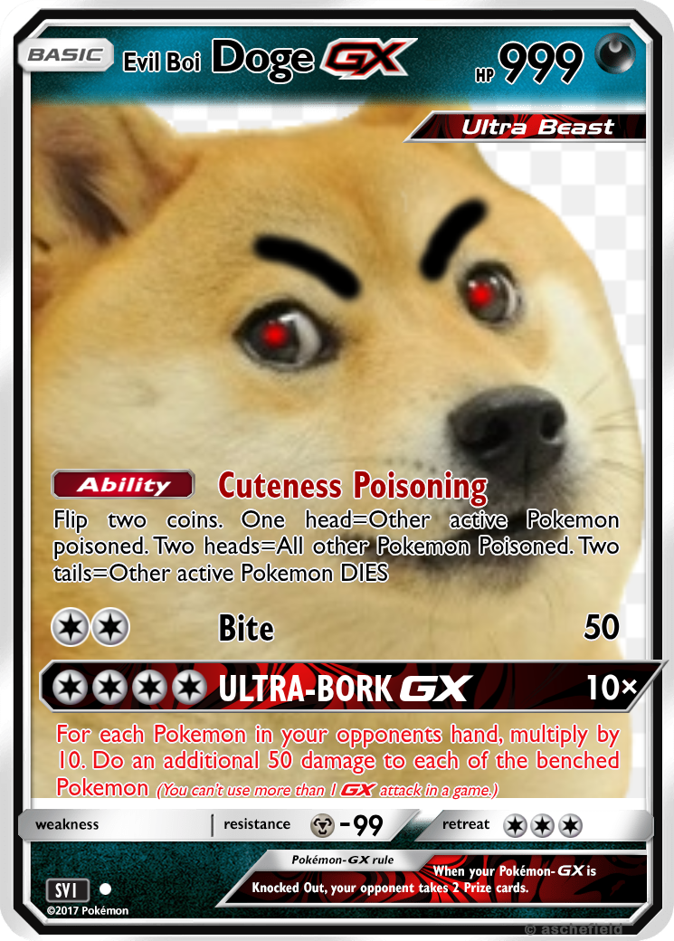 doge pokemon card Doge
