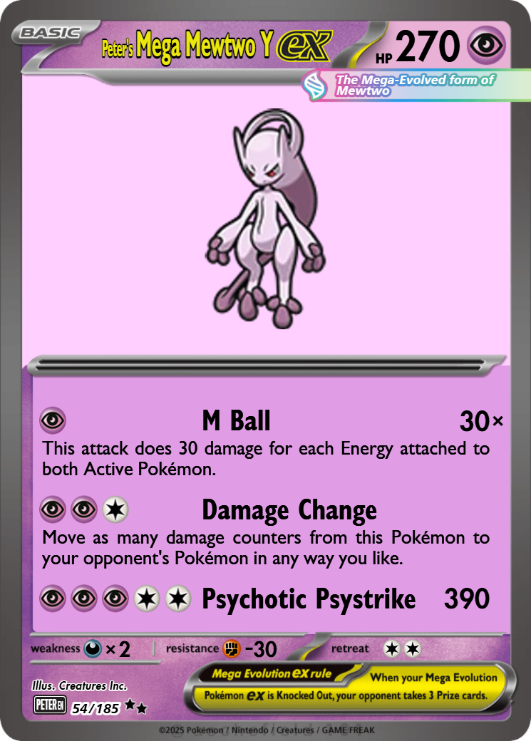 mega mewtwo y pokemon card Collection EX Type Couldn't find this card online,