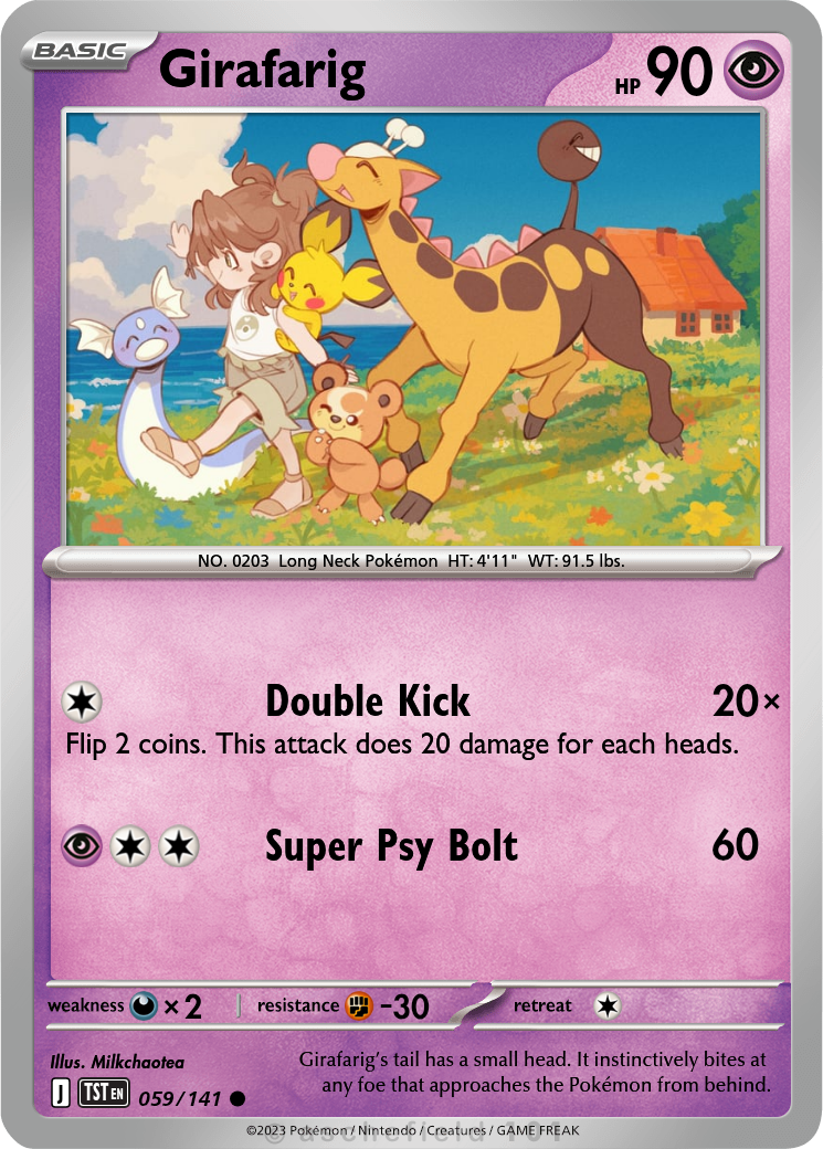 Girafarig - Plasma_Wooper