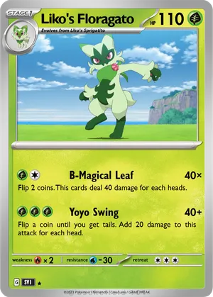 floragato pokemon card Chinese Gem Pack Stamped #0207 Listed cards may have imperfections. Pokemon Trading Card Game SV1a