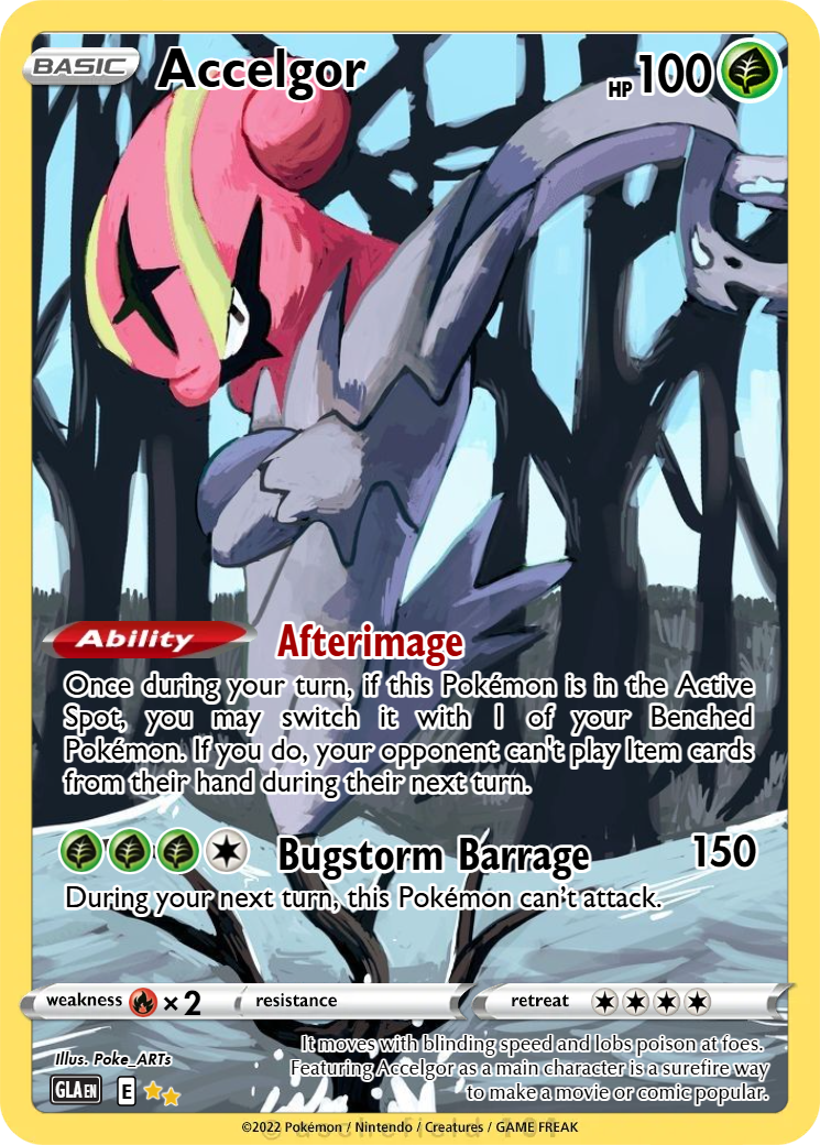 accelgor pokemon card Accelgor (11/108) (Trevgor