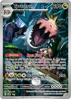 tyrantrum pokemon card Tyrantrum Classic Pokmon Card by Peetabain