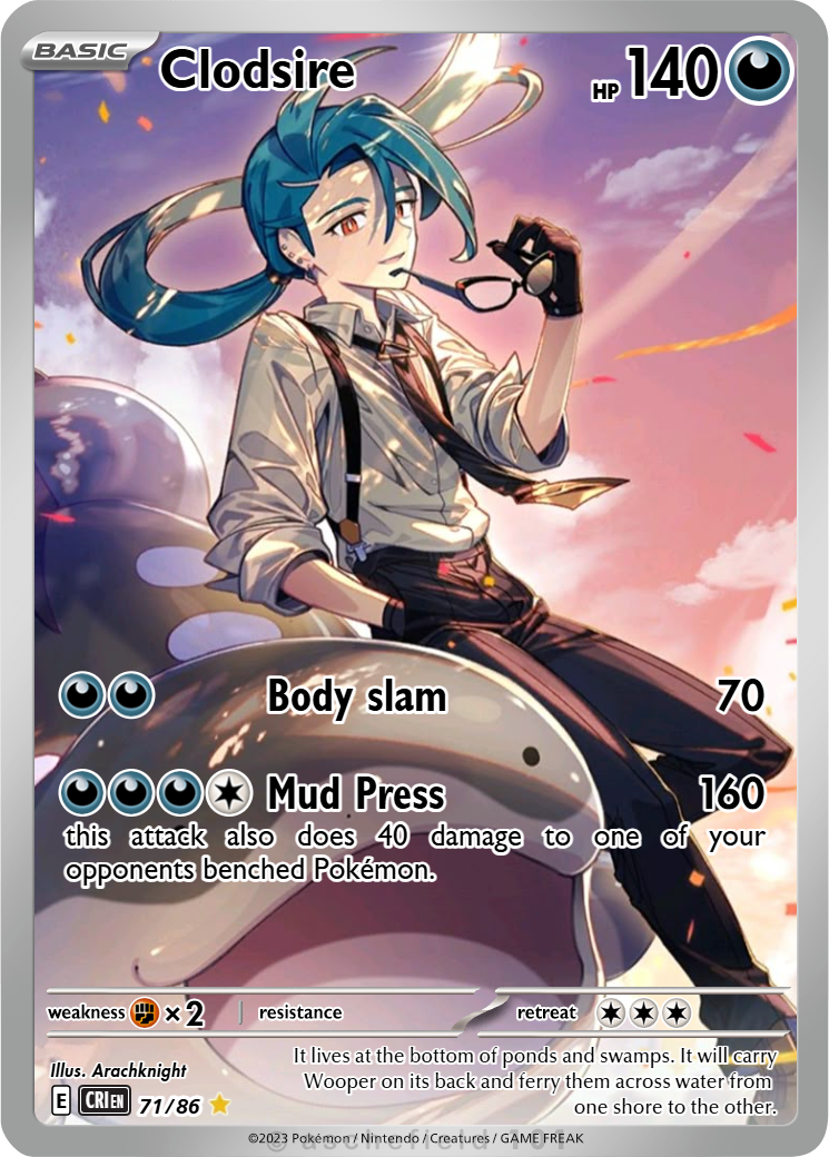 clodsire pokemon cards POKÉMON CARD GAME sv4a 332/190 SSR If tails Paldean Clodsire ex | Paldea