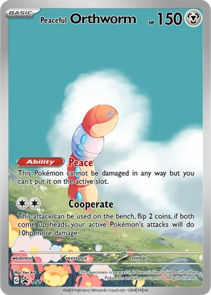orthworm pokmon card - TCG Pocket Metal / 130 / Basic Card Text Orthworm ex (SCR 162) |
