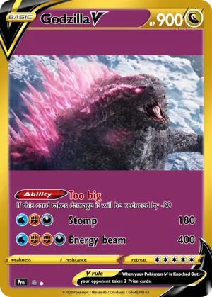 godzilla pokemon card Pokemon godzilla 2966