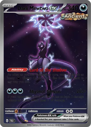 black mewtwo pokemon card Amazon.com: Pokemon Mewtwo SVP 052
