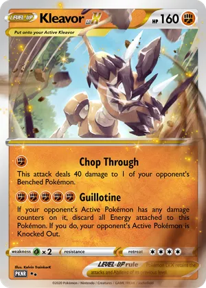 kleavor pokmon card GAME S9a 046/067 R Weakness Grass 2 Retreat Cost Kleavor VSTAR SWSH249 - Holofoil