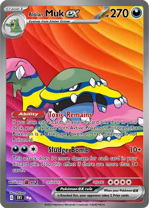 muk ex pokemon card Weakness Psychic 2 Resistance None None Retreat Cost The perfect card for how