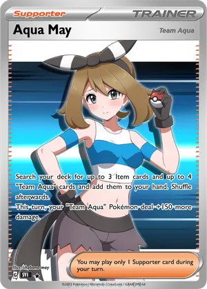 pokemon may card Just noticed that this trainer is May from the Ruby and Sapphire games : r/PokemonTCG