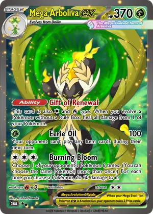 arboliva pokemon card ARBOLIVA EX 2025 Pokemon DESTINED RIVALS #23 NM-MT Right from Pack! DOUBLE RARE