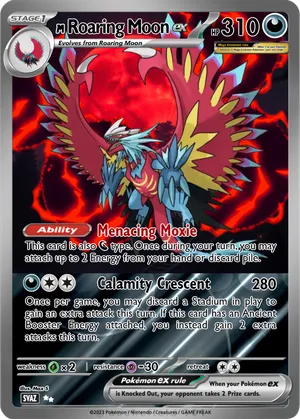 pokemon card roaring moon ex SR 84/66 sv4K Ancient Roar Japanese GLIT Japanese Hobby Shop Graded a perfect PSA 10 Gem Mint Roaring Moon Ex 229 Pokemon