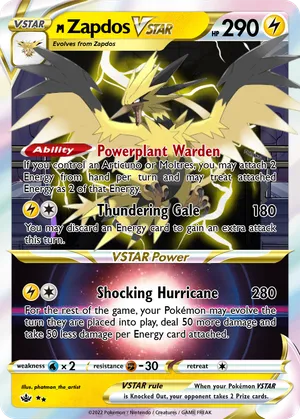mega zapdos pokemon card M Zapdos Ex pokemon card