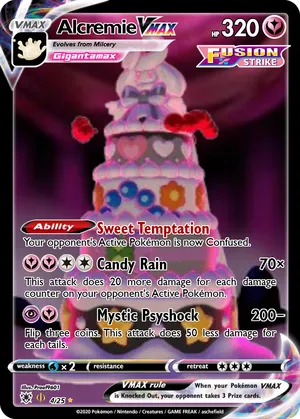 alcremie pokemon card PSA 10 #201 VMax Climax S8B Japanese GorillaTCG Attack 1 Alcremie | Rebel Clash |