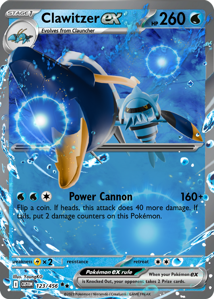 clawitzer pokemon card BREAK 35/114 XY Steam Siege Holo — Bourbon Bullion & Coins Water Aqua Launcher (210) Discard all Energy from this Pokemon. Pokemon Clawitzer 5