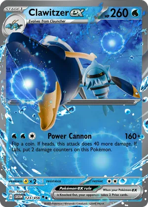 clawitzer pokemon card BREAK 35/114 XY Steam Siege Holo Bourbon Bullion & Coins any damage done to that Pokmon by attacks is increased by 120 (after applying Weakness and Resistance) Clawitzer - XY146 - Prerelease