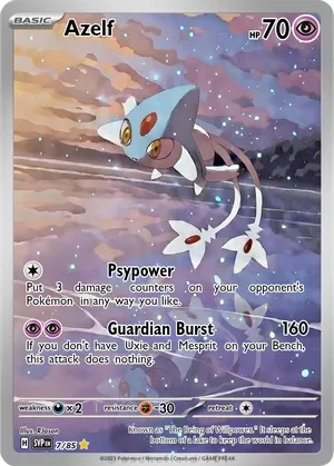 pokemon card azelf Japanese 050/106 sv8 TCG 30 Retreat Cost Azelf - RJason