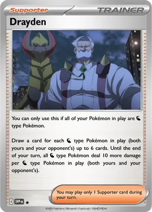 drayden pokemon card Gym Leader Drayden