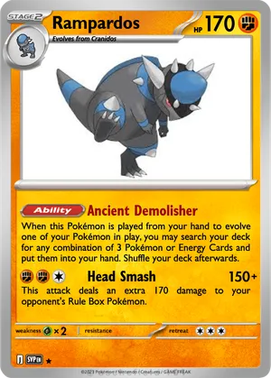 pokemon rampardos card - Sword & Shield - Astral Radiance - Colorless Retreat Cost Pokemon Card - D&P: Mysterious