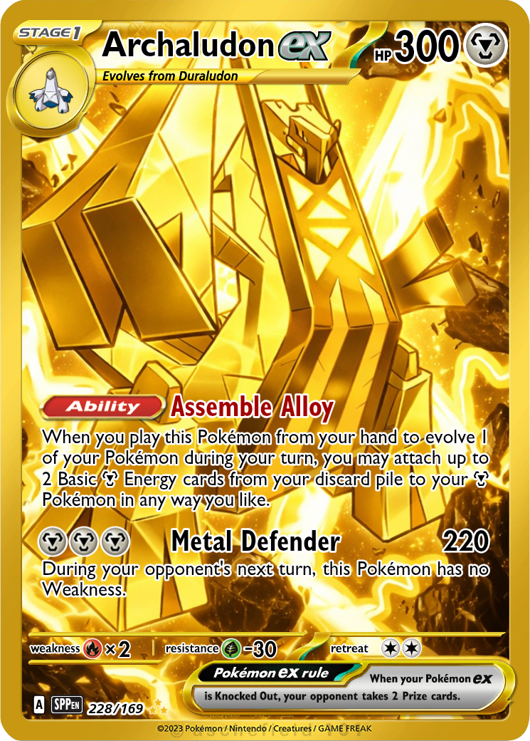 archaludon pokemon card Pokemon Trading Card Game Prismatic Evolutions Single Card Rare Archaludon  70
