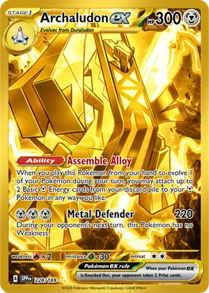 archaludon pokemon card Pokemon Trading Card Game Prismatic Evolutions Single Card Rare Archaludon 70