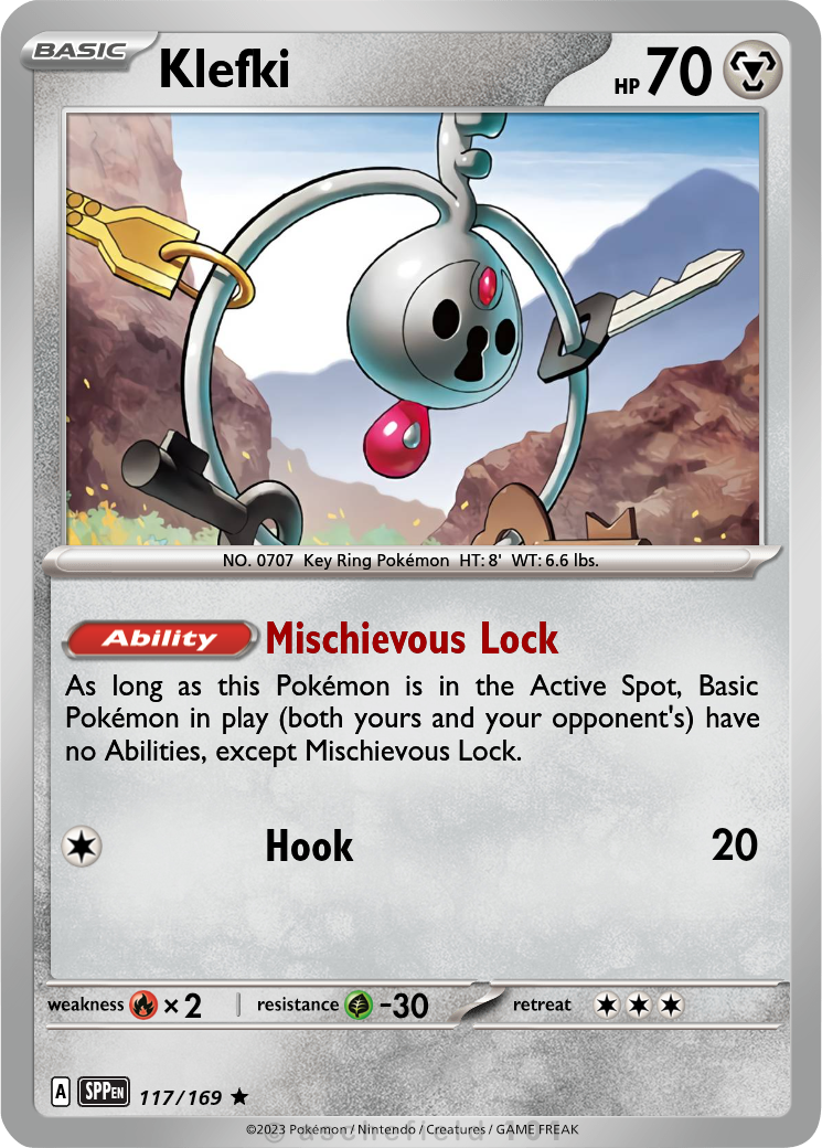 klefki pokemon card Weakness / Resistance / Retreat Cost Klefki (Deluxe Pack: ex #257/379,
