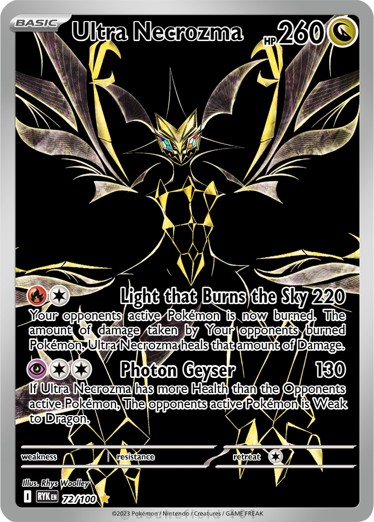 ultra necrozma pokemon card GX 127/131 Full Art [Fairy]2 This New Pokemon TCG Pocket