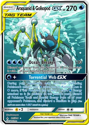 araquanid pokemon card Pokemon TCG - SM11 - 019/094 (U)