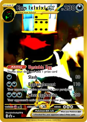 egg pokemon card Single NEO DISCOVERY (Unlimited) Mint / near mint condition trading card POKEMON CARD EXEGGCUTE REVERSE HOLO