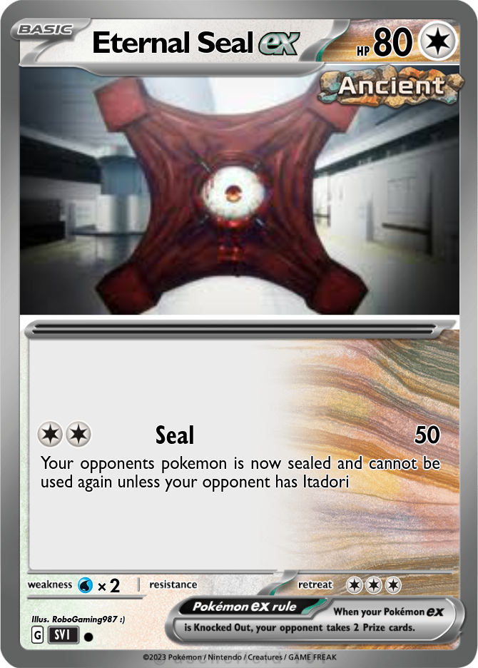 pokemon card seal Eternal Seal