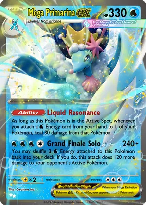primarina pokemon card GX Hyper Rare - 149/145 - Guardians Rising Placeholder Image Provided Primarina Ex Fan-made Holographic Pokmon