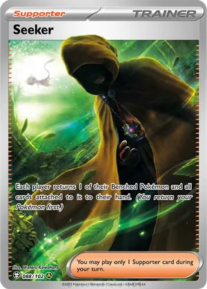 seeker pokemon card VS Seeker Secret Rare 110/108