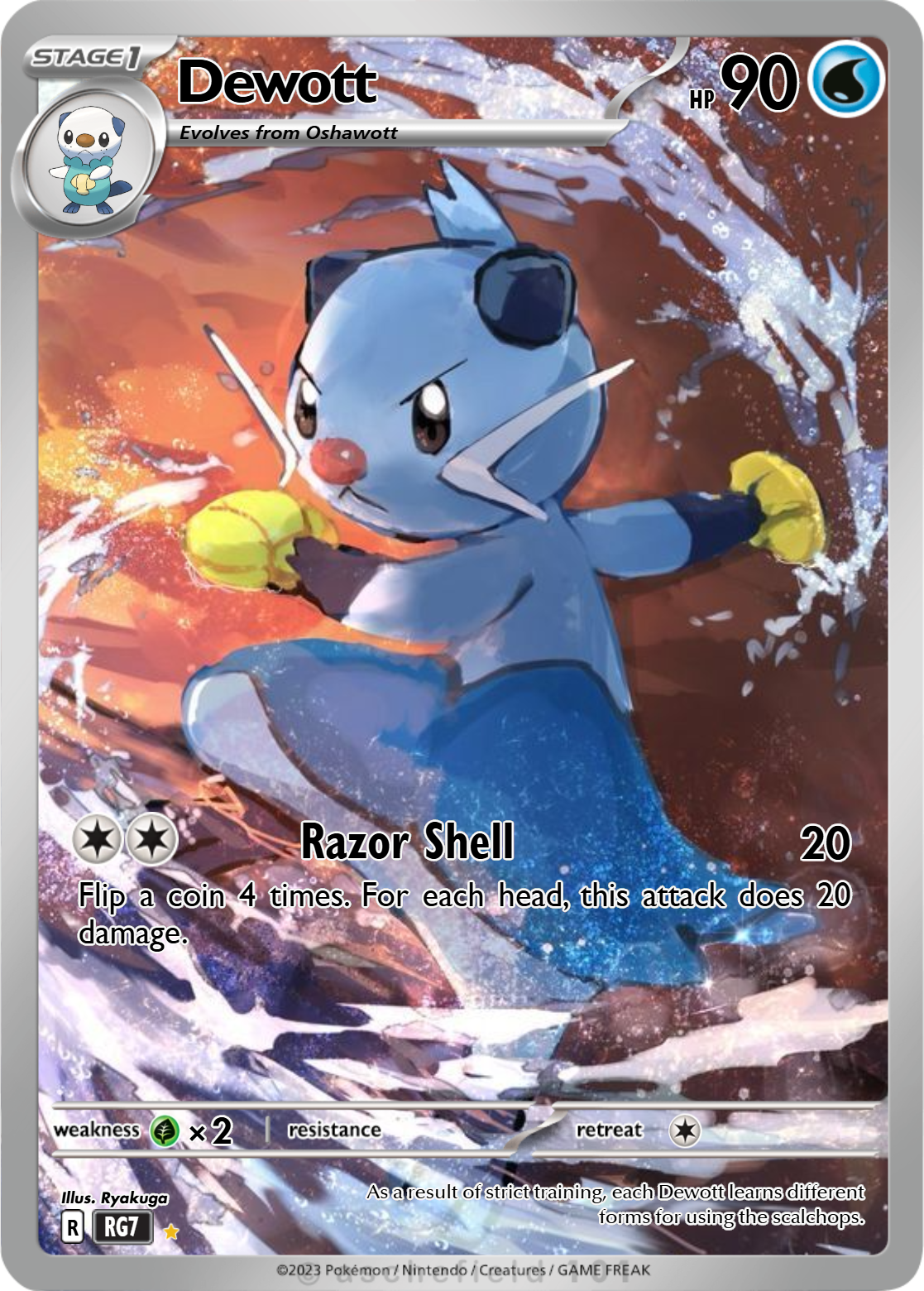 Dewott - Ryakuga