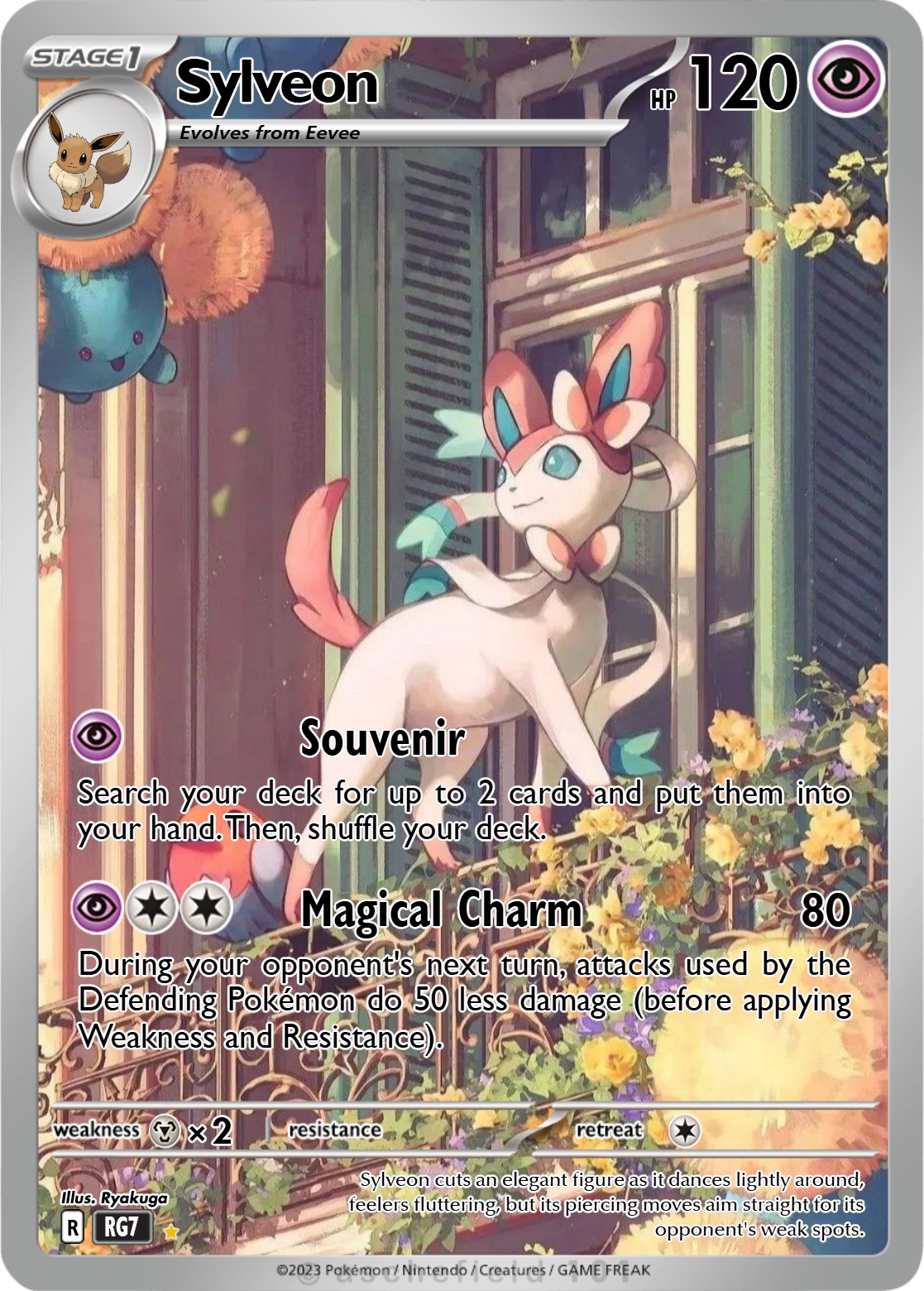 sylveon pokemon go card Cute Credit Card Credit Card Skin  Anime Town Creations Psychic Psychic Souvenir Search your deck for up to 2 cards and put them into your hand Sylveon VMAX TG15  Brilliant
