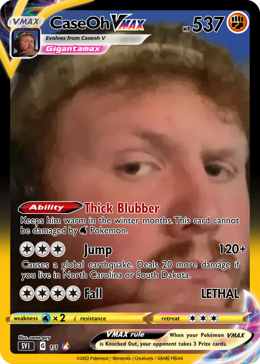 caseoh pokemon card CaseOh