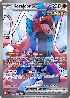 koraidon ancient pokemon card value pokemon SV01: Scarlet & Violet Base Set Koraidon ex