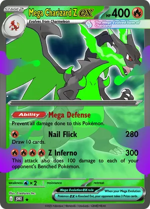 pokemon mega charizard z card M Charizard EX 2016 Pokemon XY Generations #12 Card