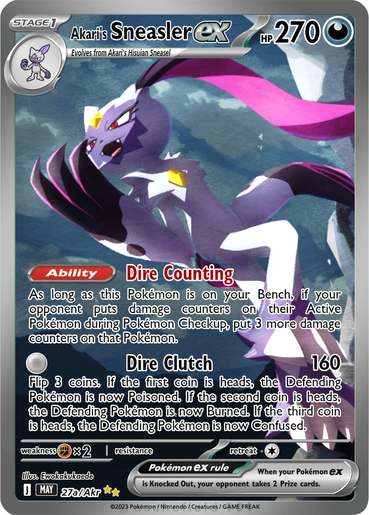 sneasler pokemon card Hisuian V (Alternate Full Art) Pokmon Hit Points120 HP Form Pokemon Trading Card Game s10P