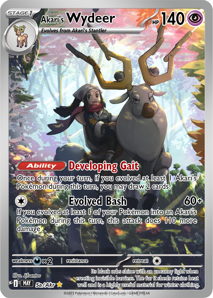 deer pokemon card Scarlet Violet Temporal Forces Single Uncommon Sawsbuck 17 this card is the perfect way to showcase your collection. Deerling #15 Prices | Pokemon